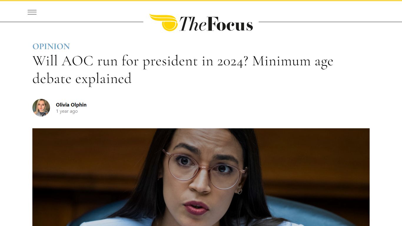 Will AOC run for president in 2024? Minimum age debate explained